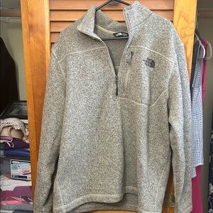 The North Face Men's Zip-Up Sweater in Gray